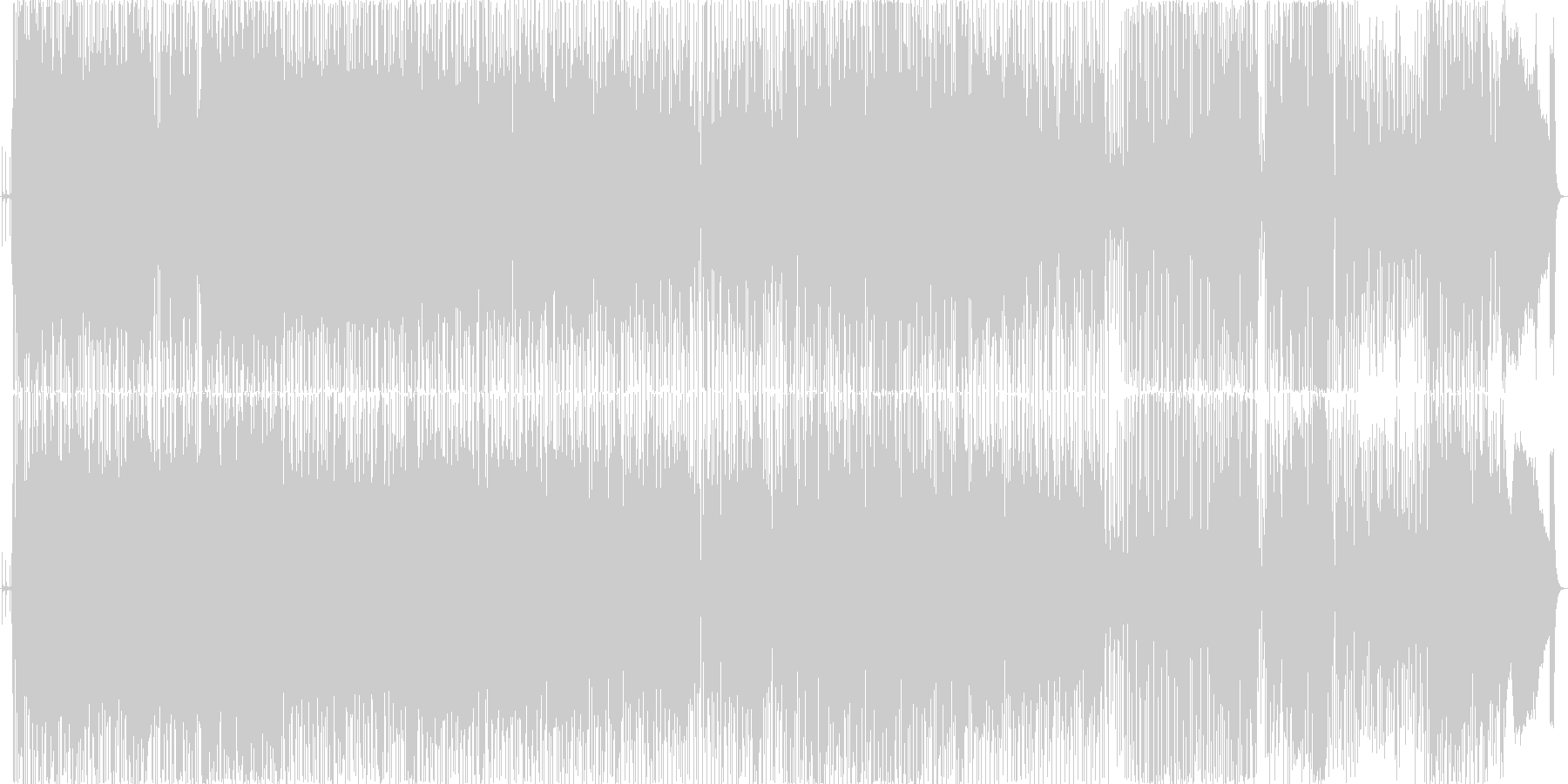 【BGM】ブルージーなジャムセッションの未再生の波形
