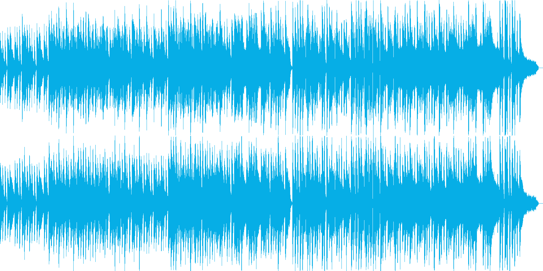 【ループ】優雅な日常系BGM【料理/カフの再生済みの波形