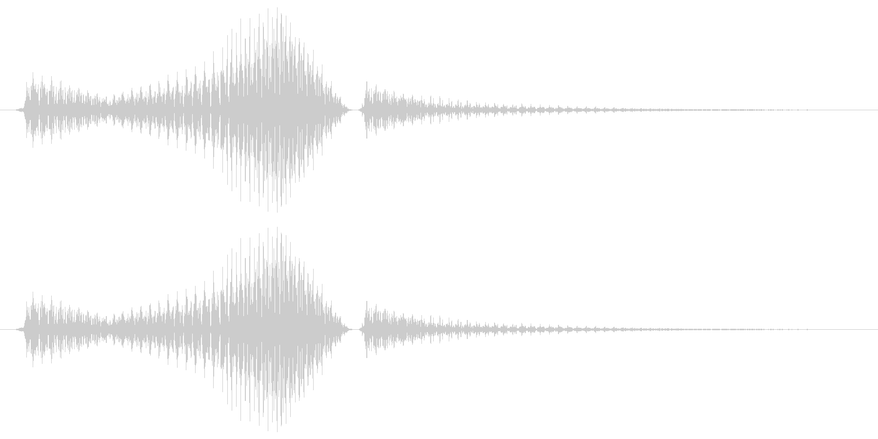 ライトセーバー風SE_振り払う時の音の未再生の波形