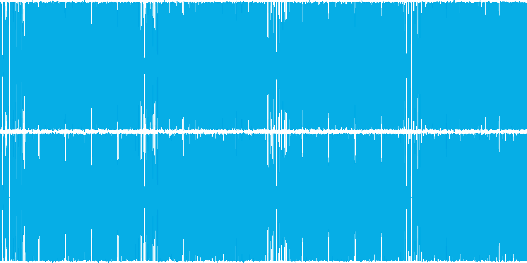 ループ対応のDubstepドロップの再生済みの波形
