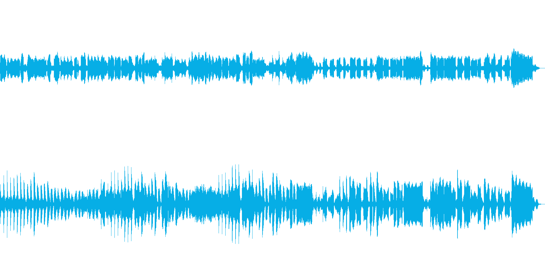 リコーダー、ビブラフォン使用のどかな曲の再生済みの波形