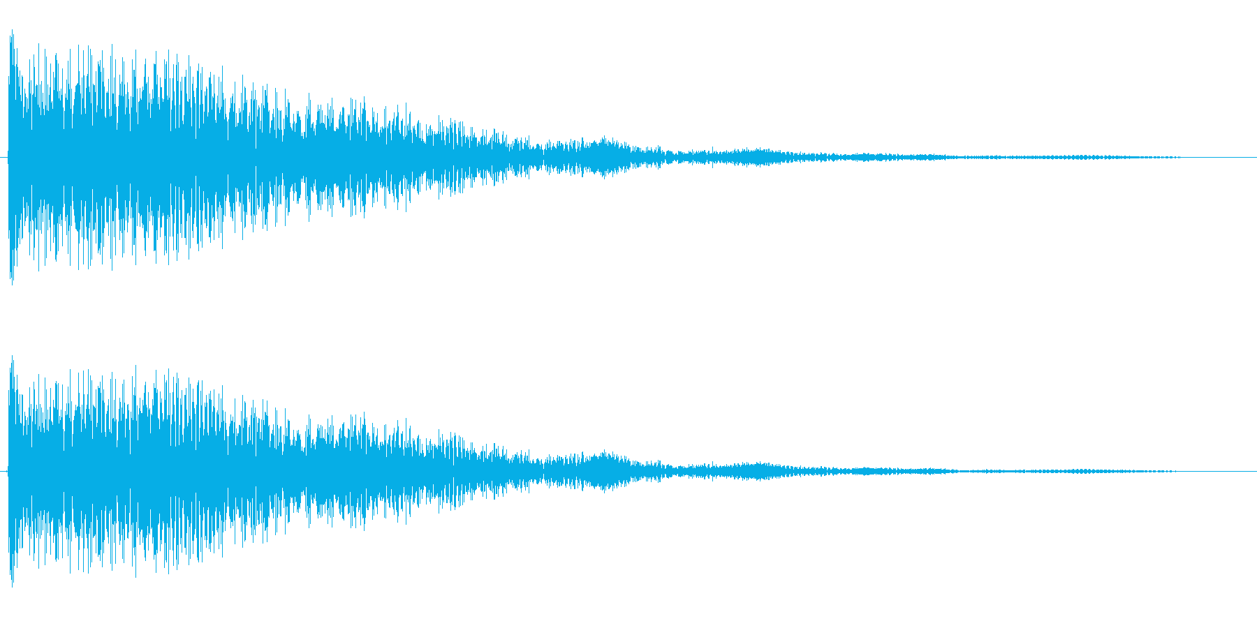 ゴ〜ン(鐘の鳴る音)の再生済みの波形