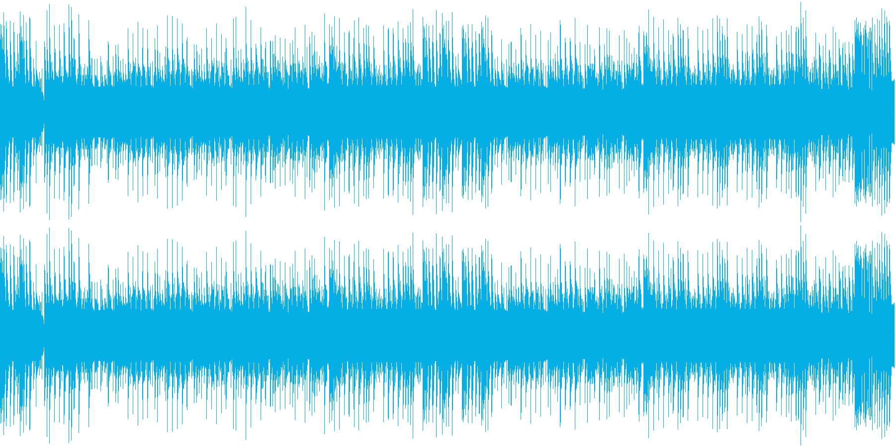 8bit ファンタジーなチップチューンの再生済みの波形