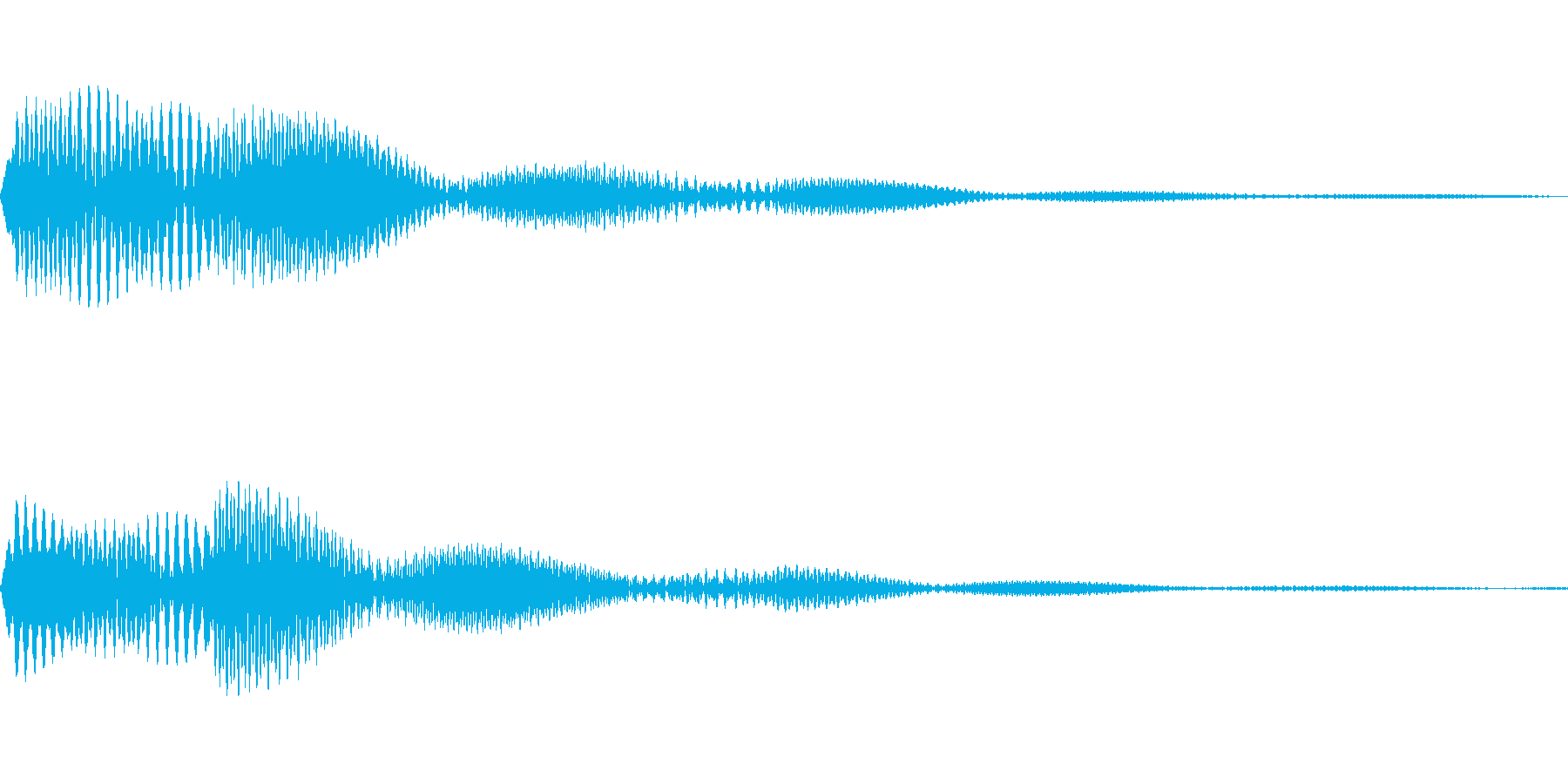 かわいくてソフトなタッチ音です。の再生済みの波形