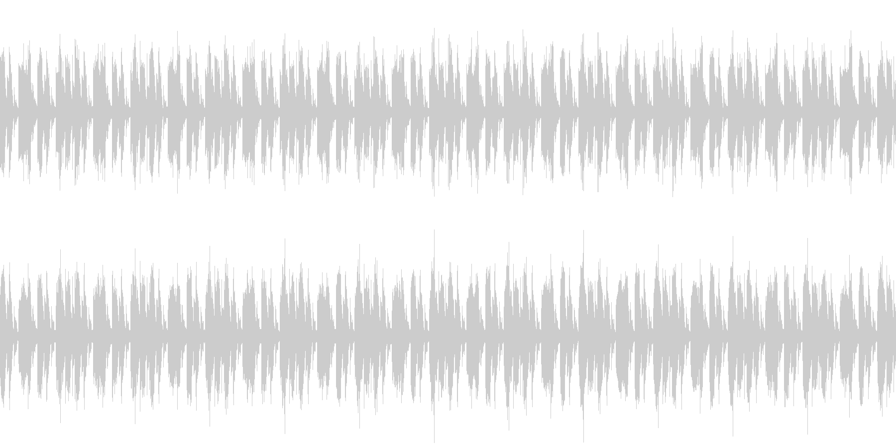 EDM系のLoop楽曲の未再生の波形