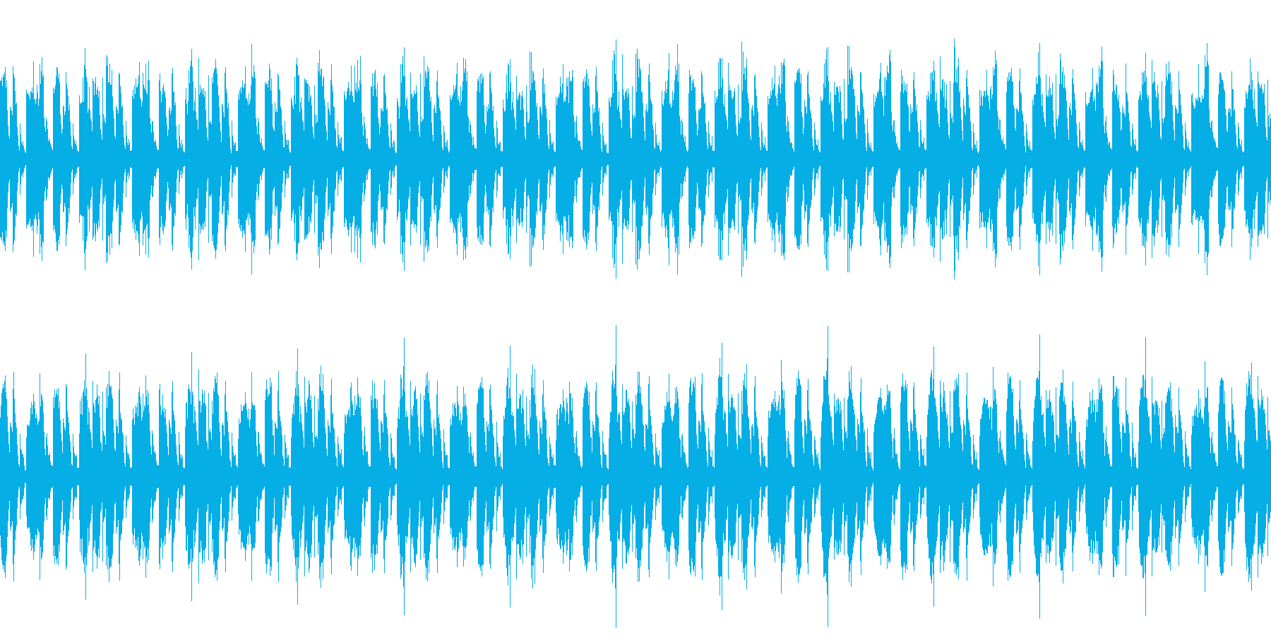 EDM系のLoop楽曲の再生済みの波形