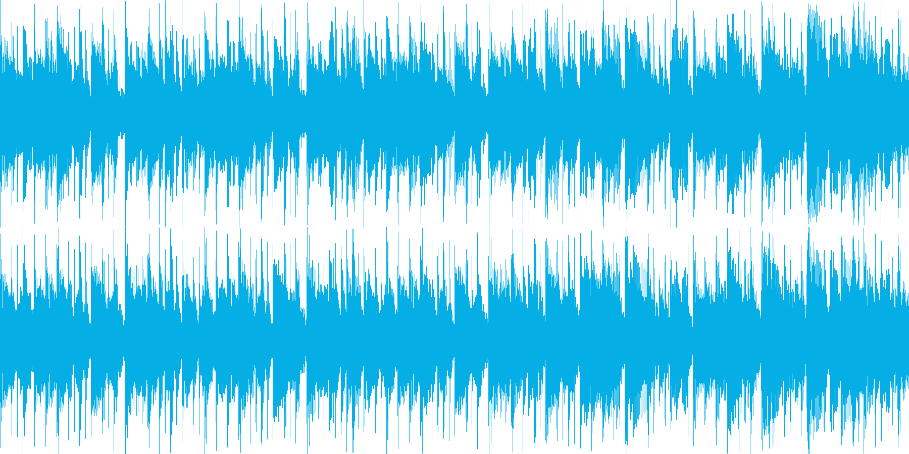 汎用BGM/クール(LOOP対応)の再生済みの波形