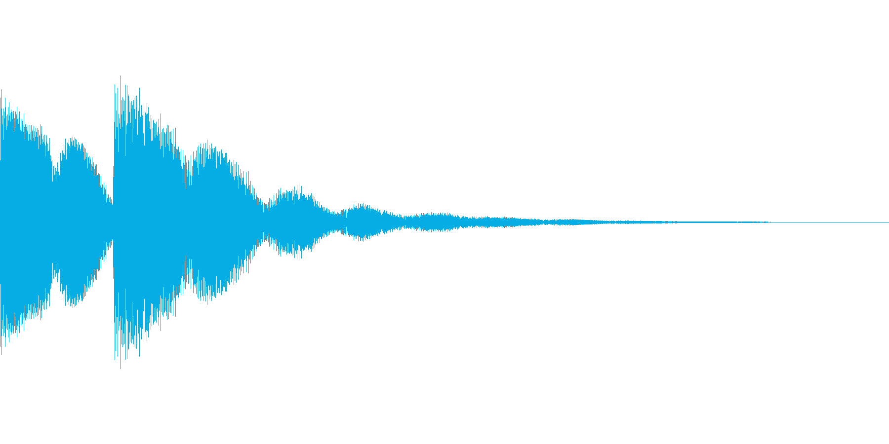 正解の音の再生済みの波形