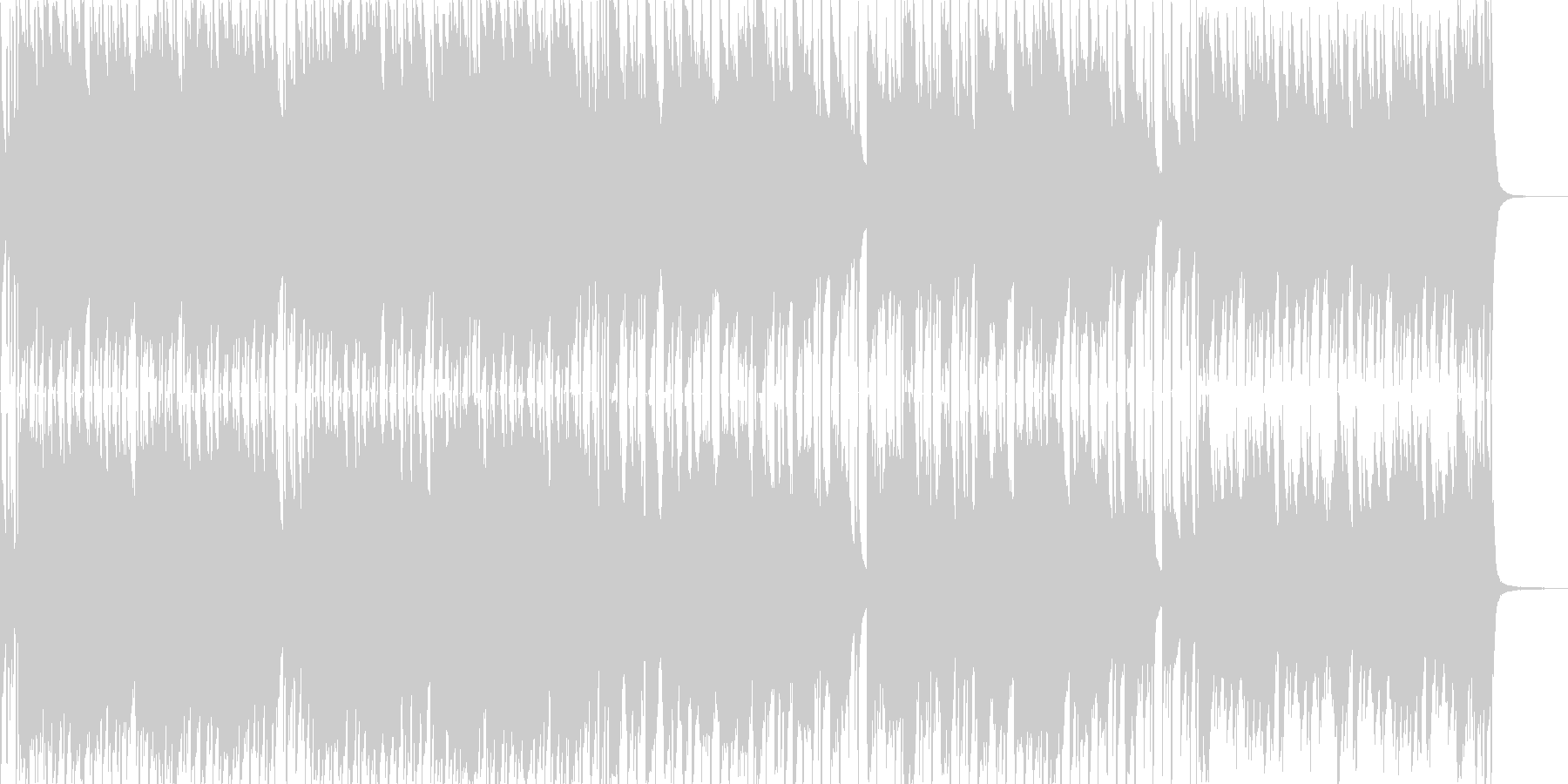 日常系BGM-01の未再生の波形
