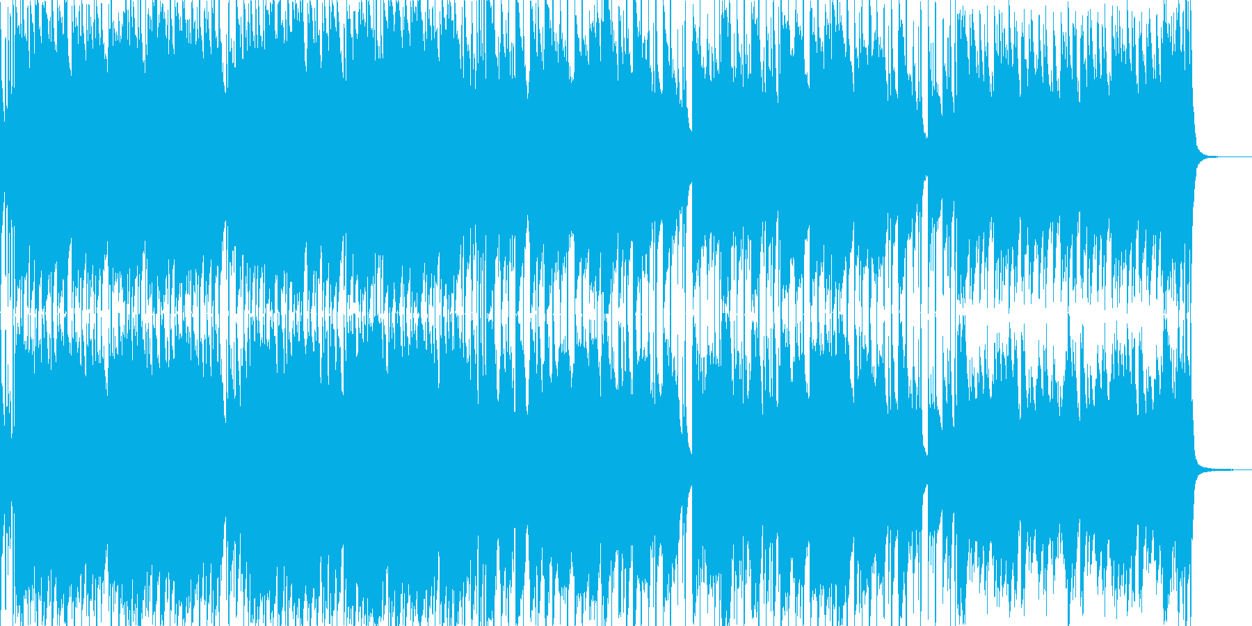 日常系BGM-01の再生済みの波形