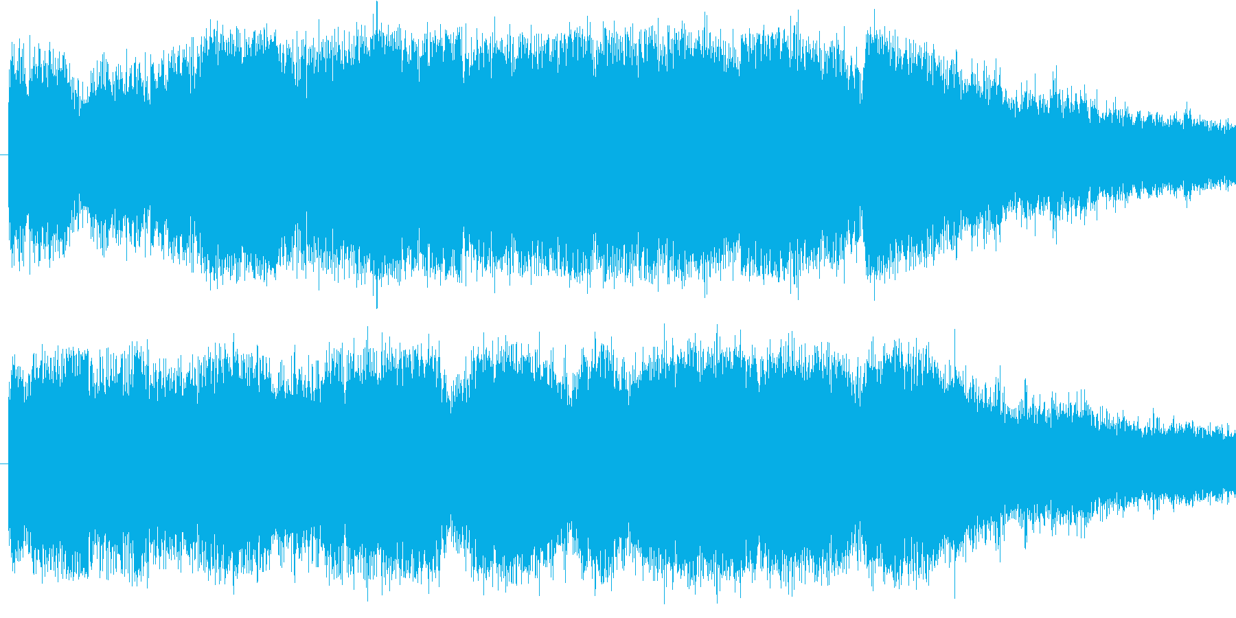 ドイツ新幹線ICE 発車音の再生済みの波形