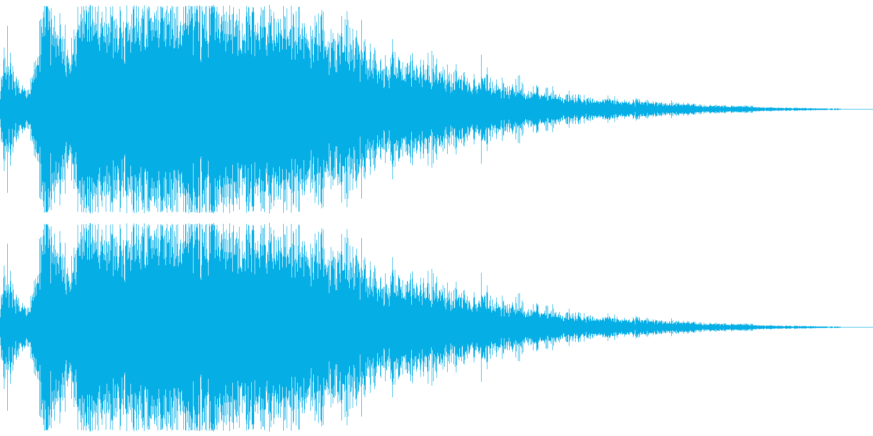プシュー(エアー音、蒸気音) の再生済みの波形