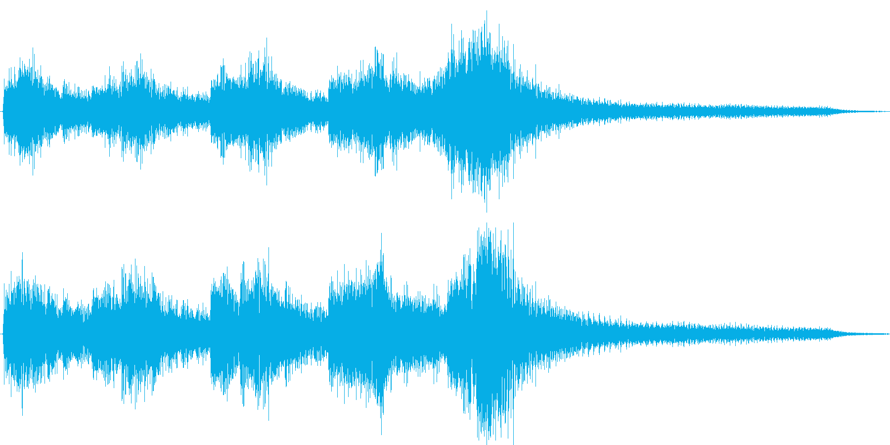 短めのシーンを演出する音です。の再生済みの波形