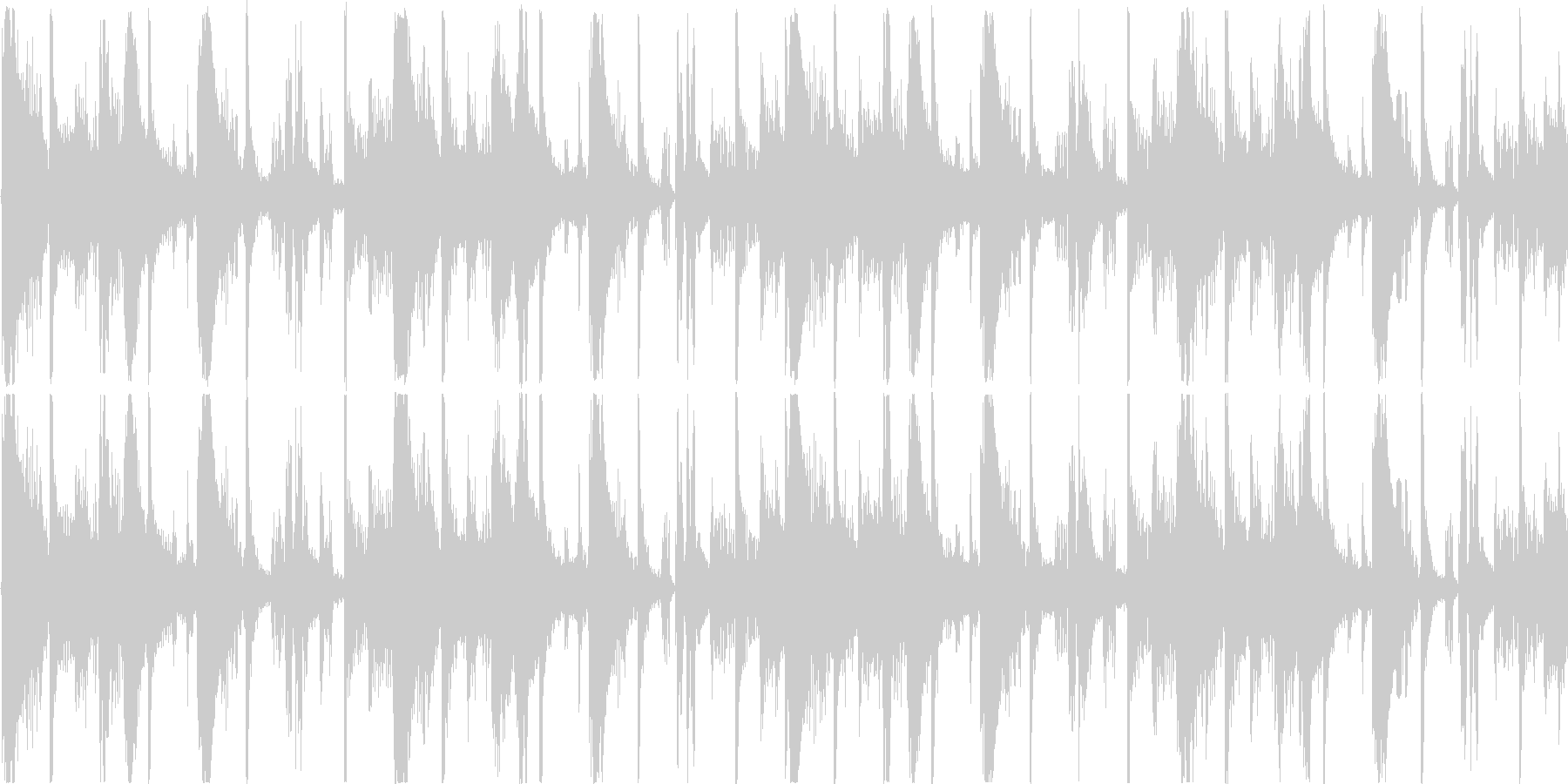 ヒップホップを感じる楽曲です。の未再生の波形