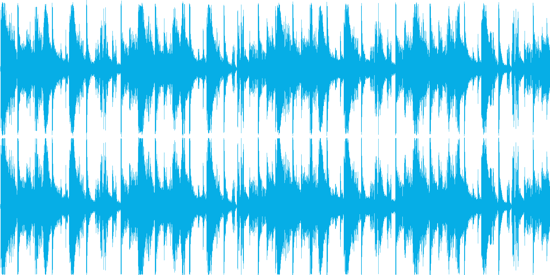 ヒップホップを感じる楽曲です。の再生済みの波形