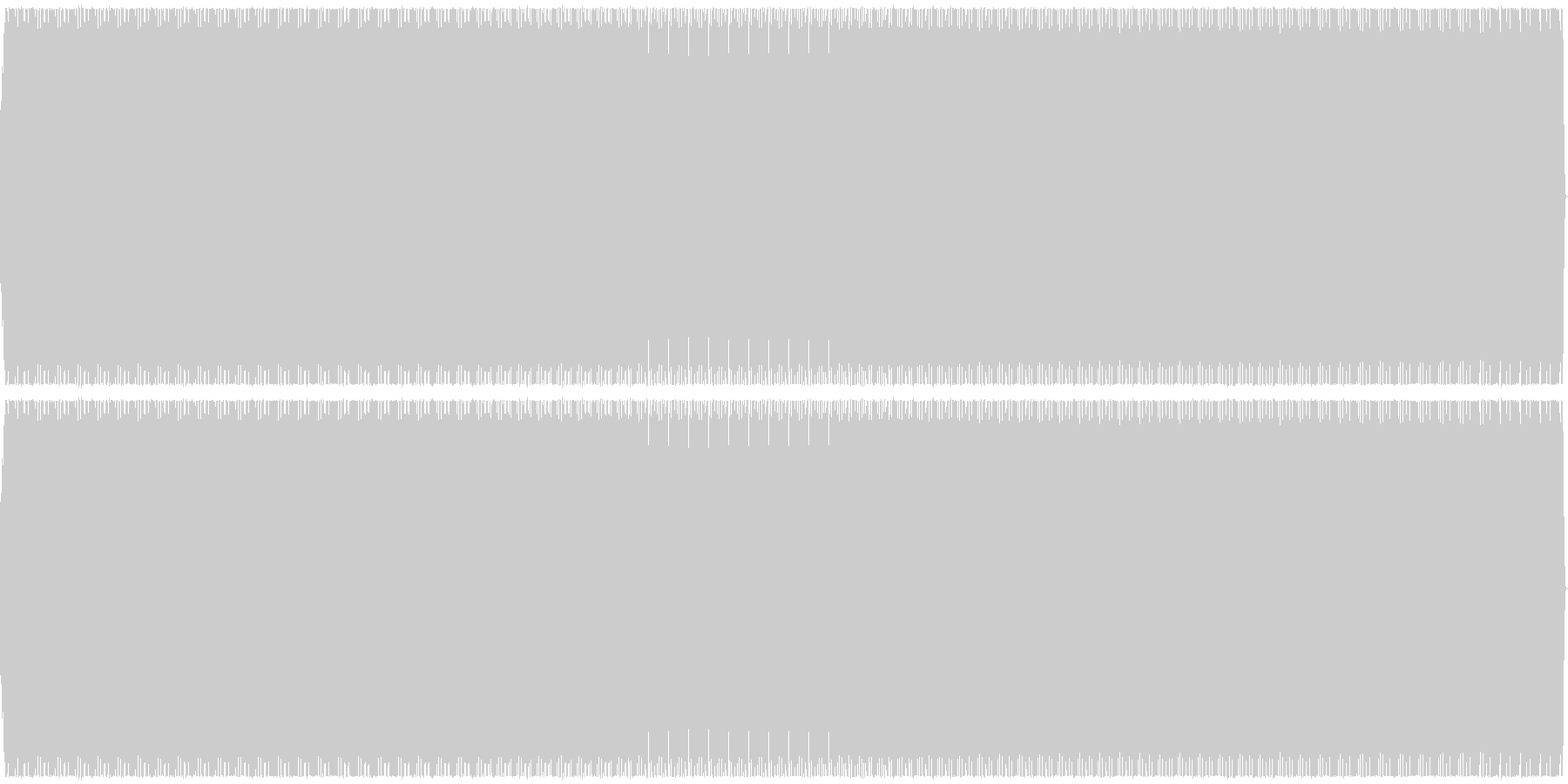 モーター音や乗り物が走行するイメージで…の未再生の波形