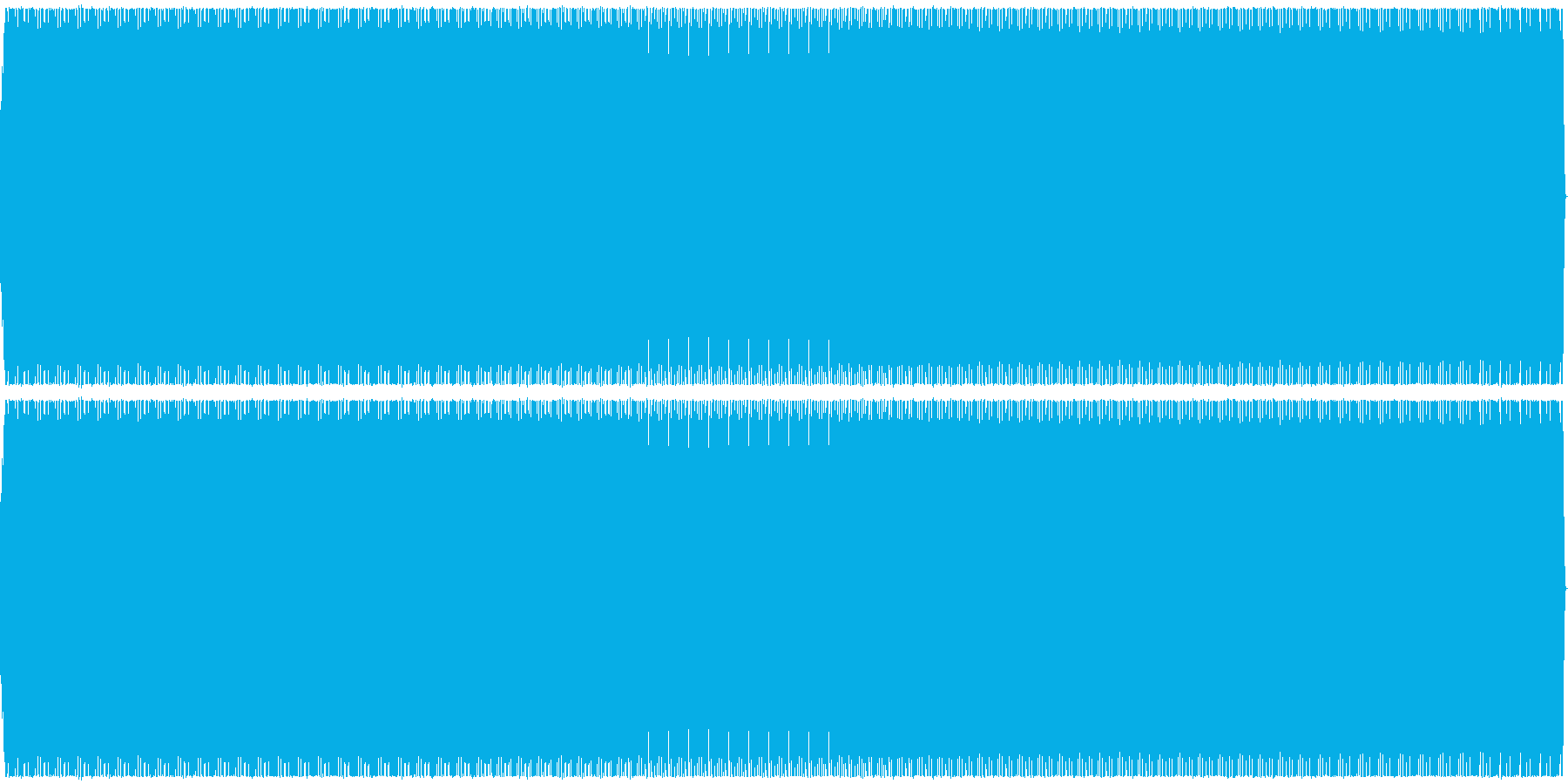 モーター音や乗り物が走行するイメージで…の再生済みの波形
