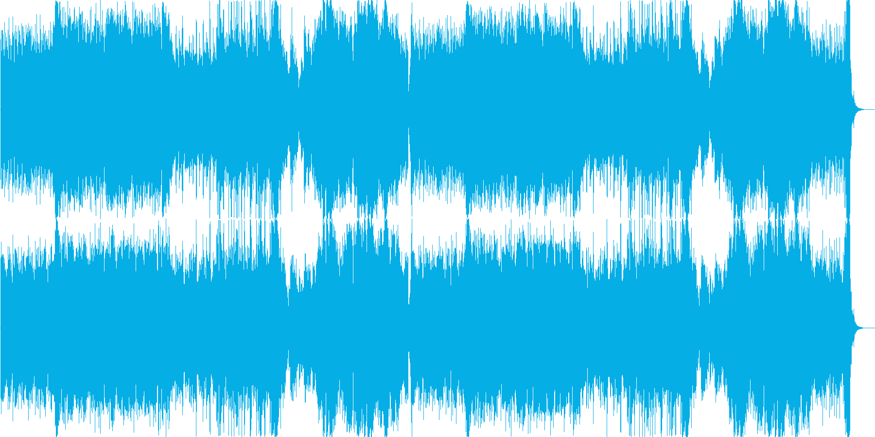 争いの絶えない戦地のテーマ曲の再生済みの波形