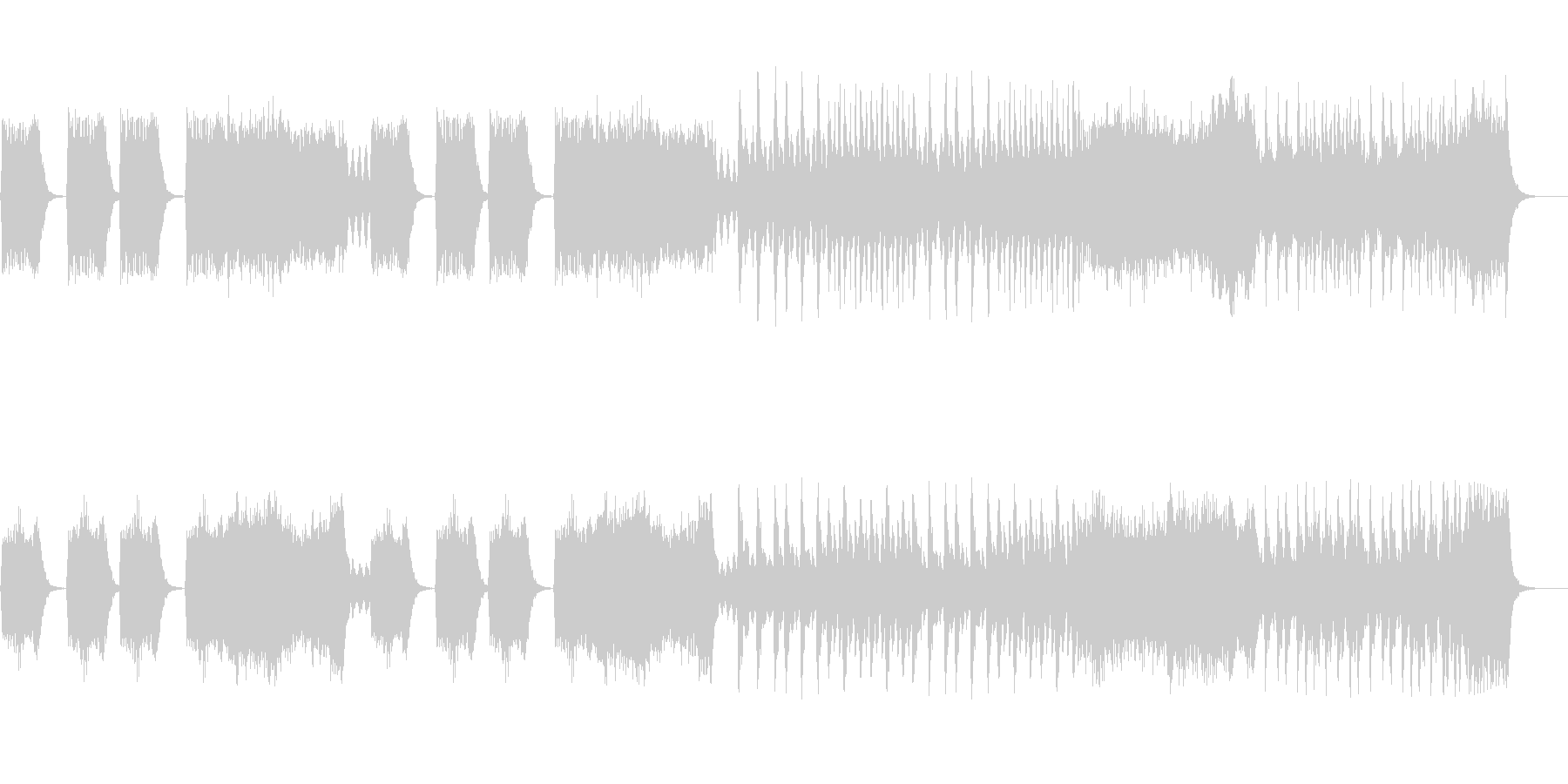 緊迫感のある弦楽曲です。の未再生の波形