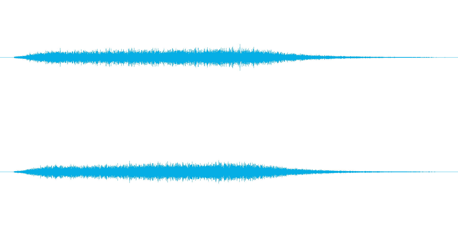 horror noiseよりも残響が多…の再生済みの波形