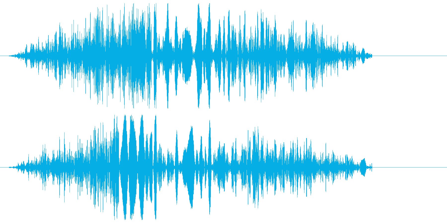 ザシュッと刀で人を切った時の音の再生済みの波形