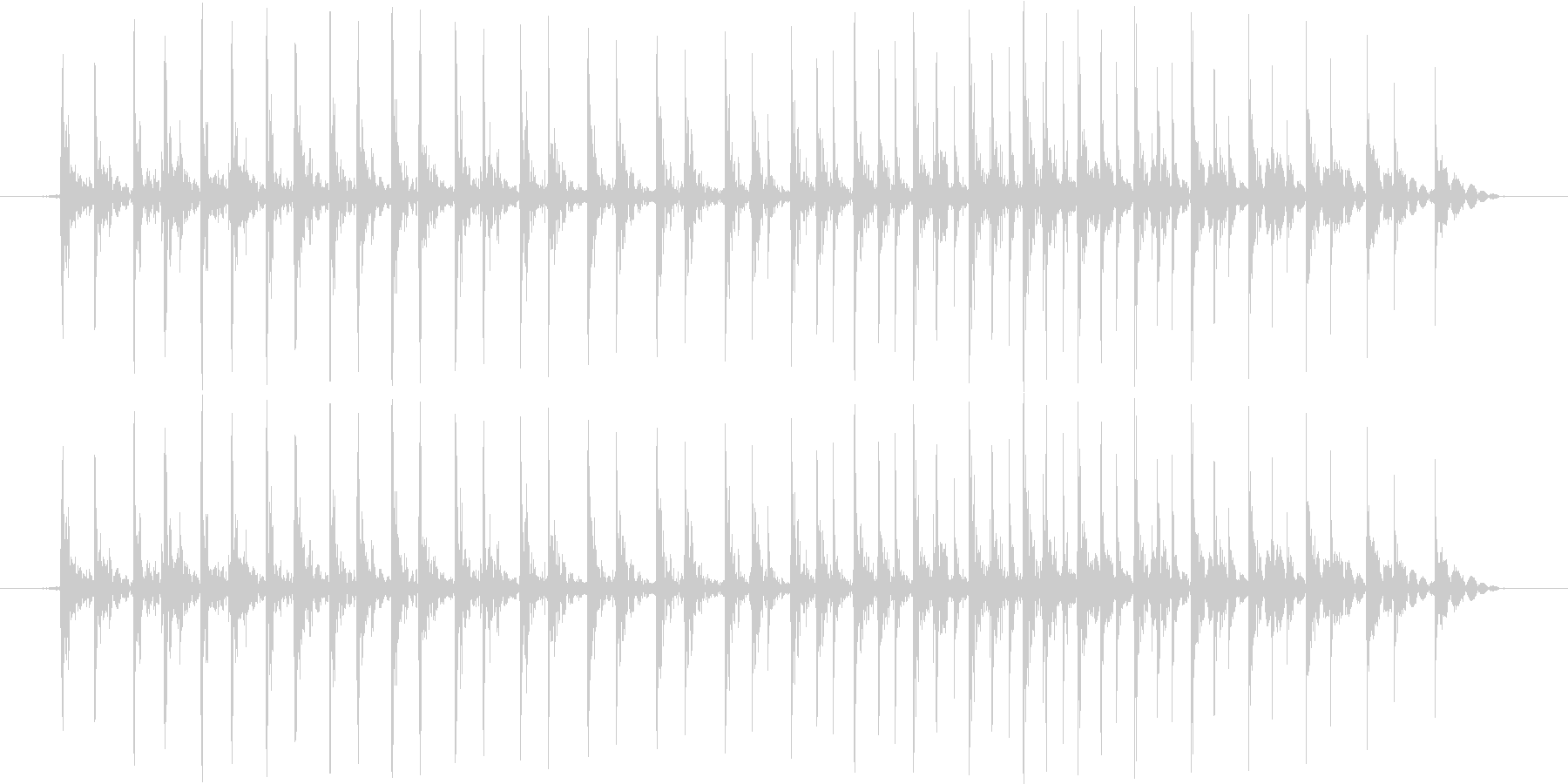 ガガガガガガガ・・・(ギロ的な)の未再生の波形