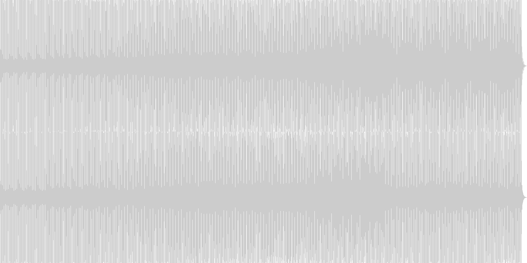 ループしながら進行する運命の未再生の波形