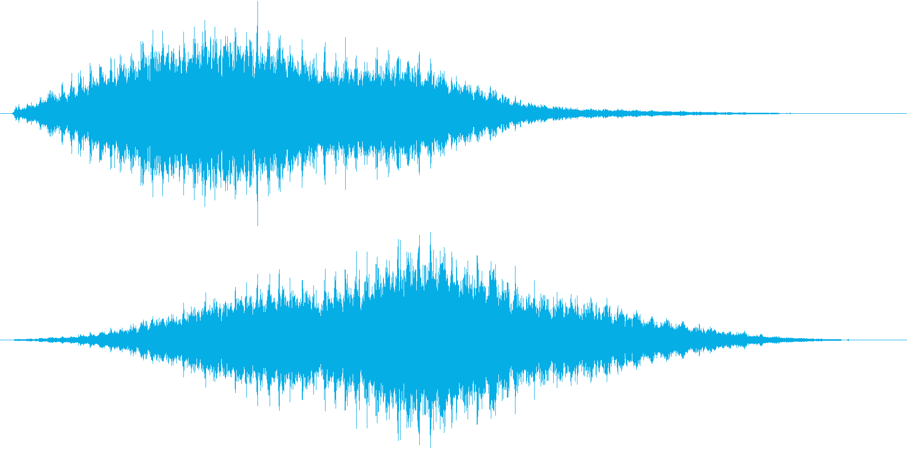 音侍SE「フルフル〜」重めな振り鈴L-Rの再生済みの波形