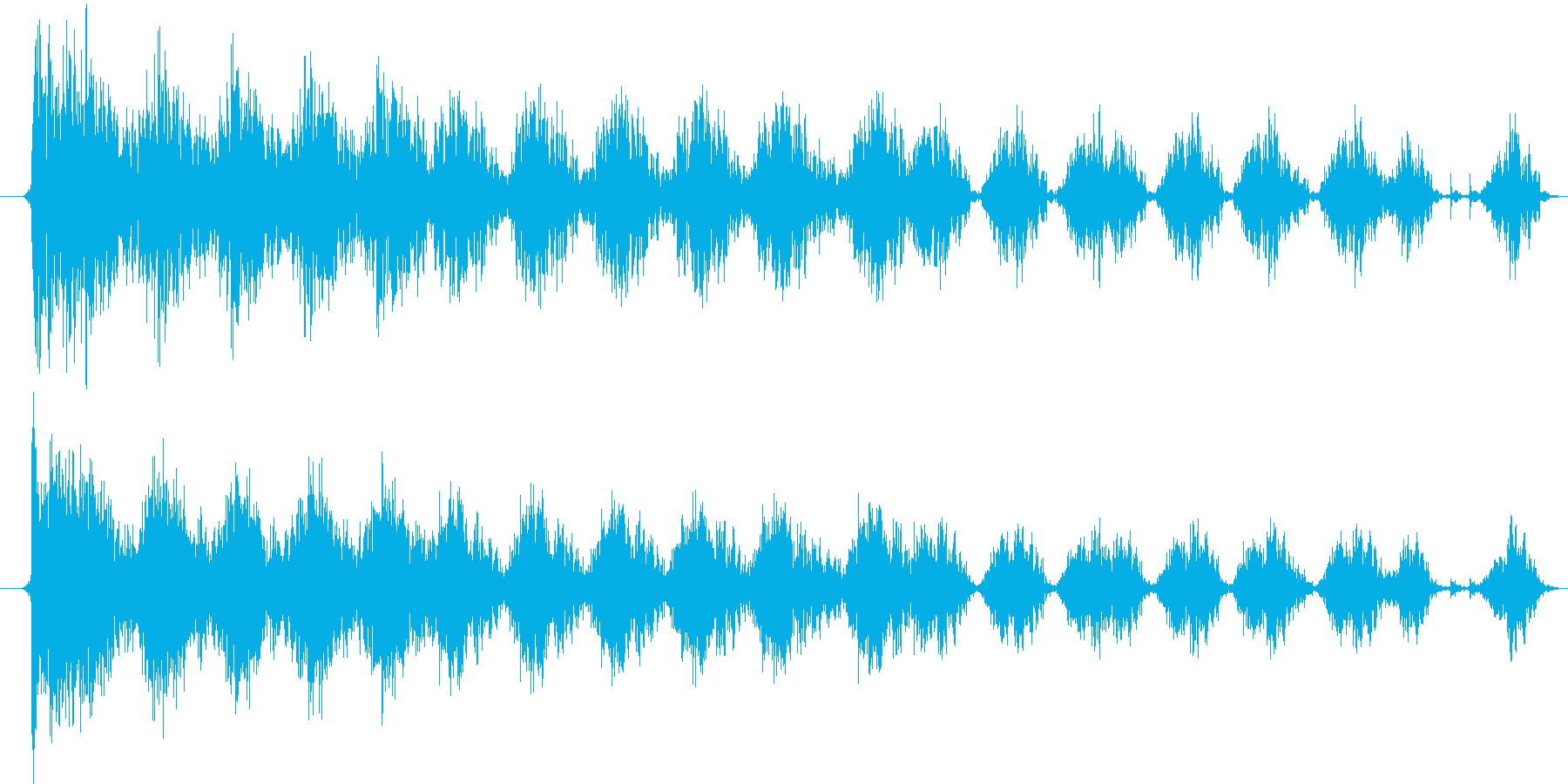 ノイズを意識した短いシーン効果音です。の再生済みの波形