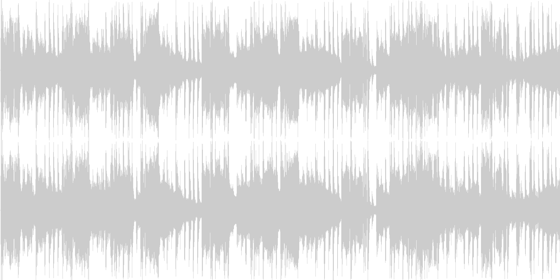リズミックなイメージをした楽曲です。の未再生の波形