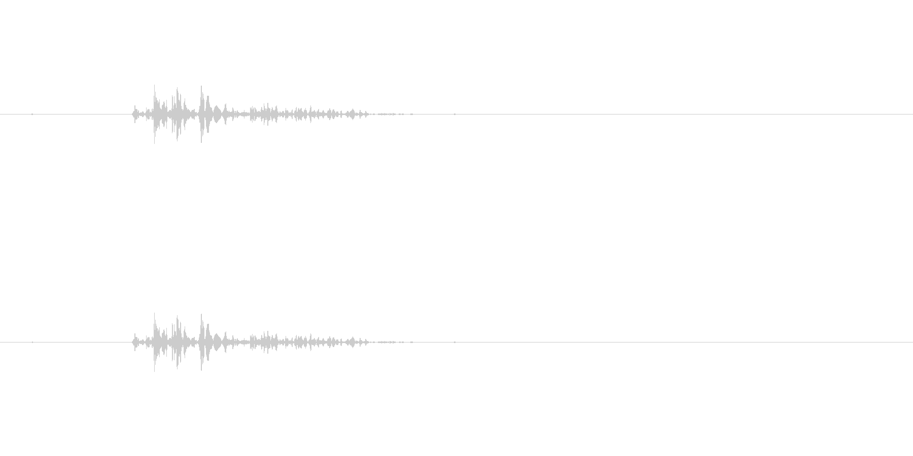 ぐちゃ(沼を歩く音・攻撃音などに)の未再生の波形