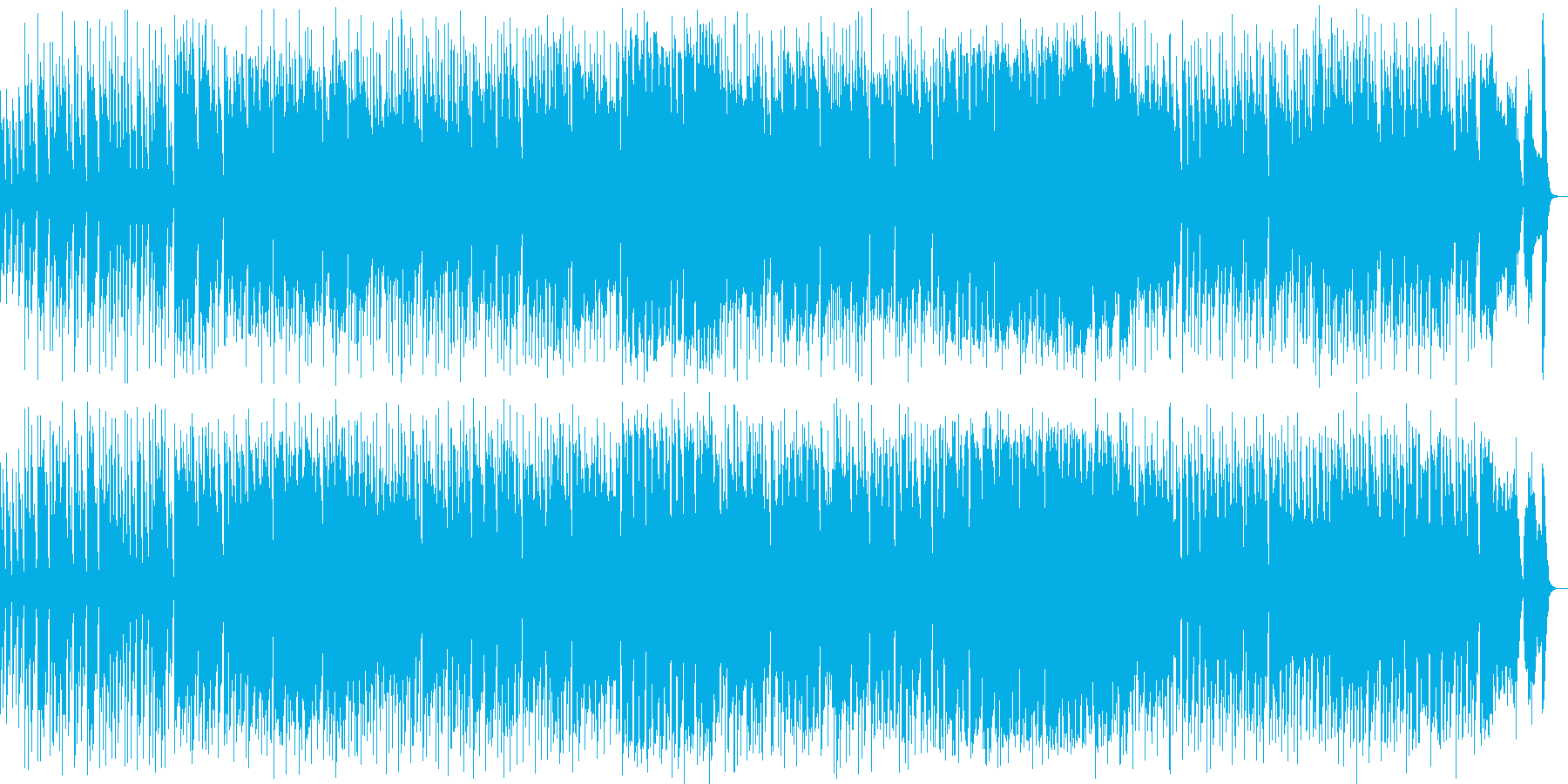 滑稽でクールなジャズ風曲の再生済みの波形