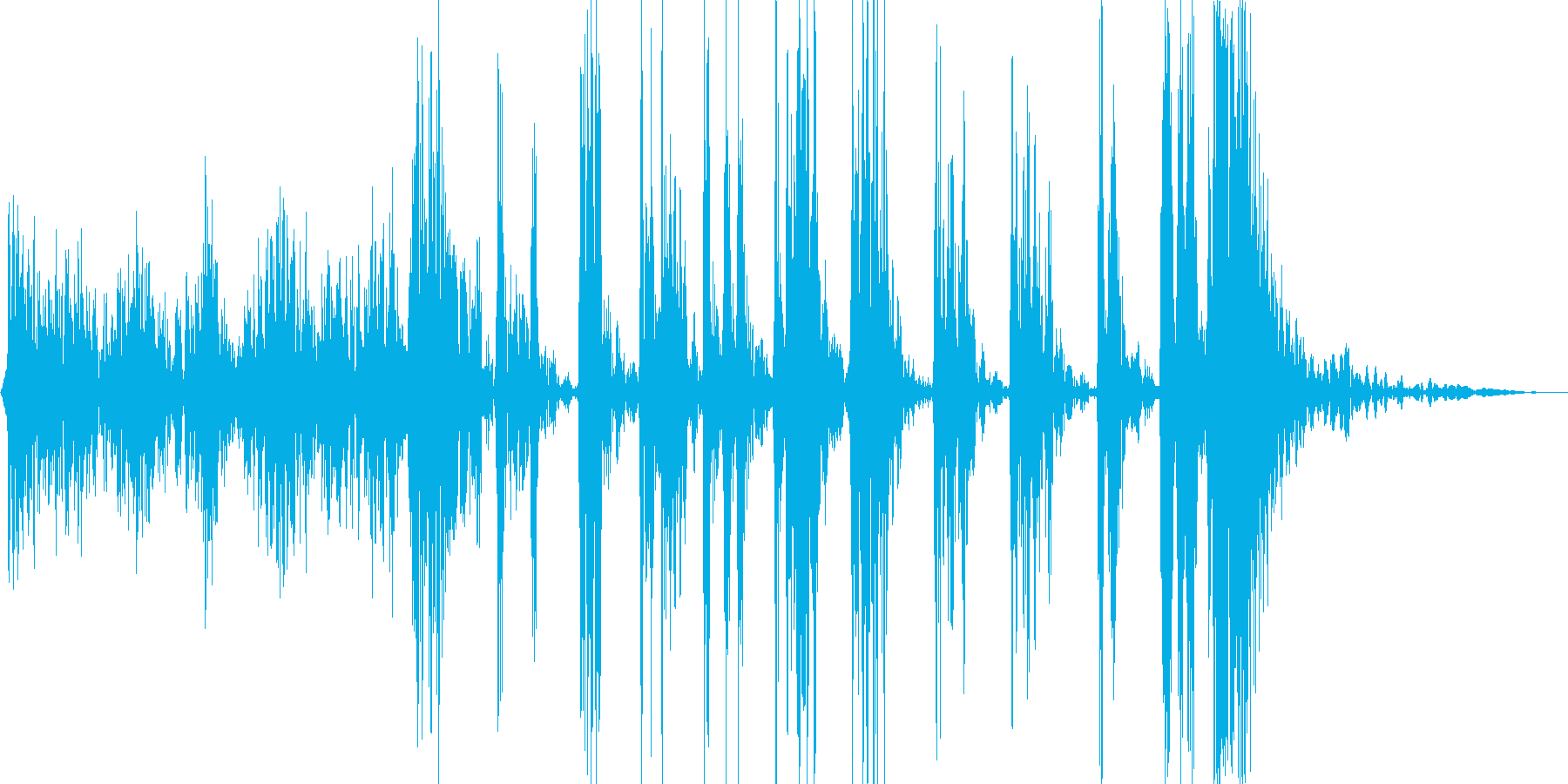 ゴム風船が軋み割れる音_グググ…パンッ!の再生済みの波形
