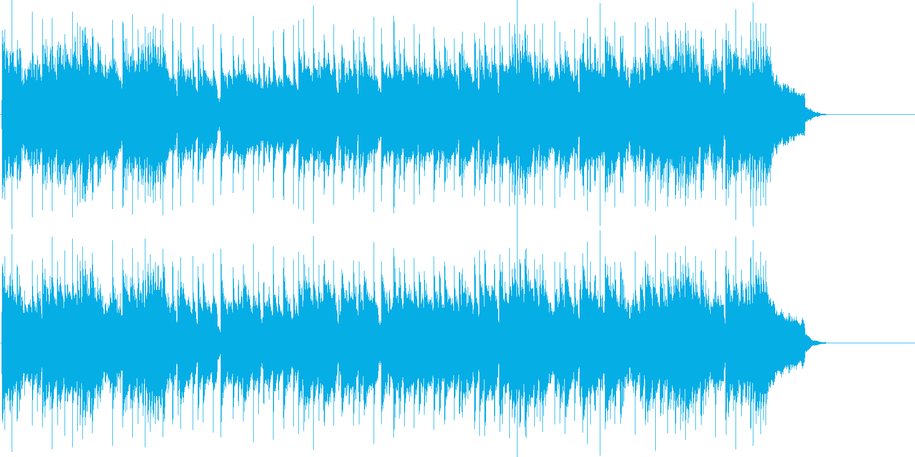 穏やかに語りかけるようなオープニングの再生済みの波形