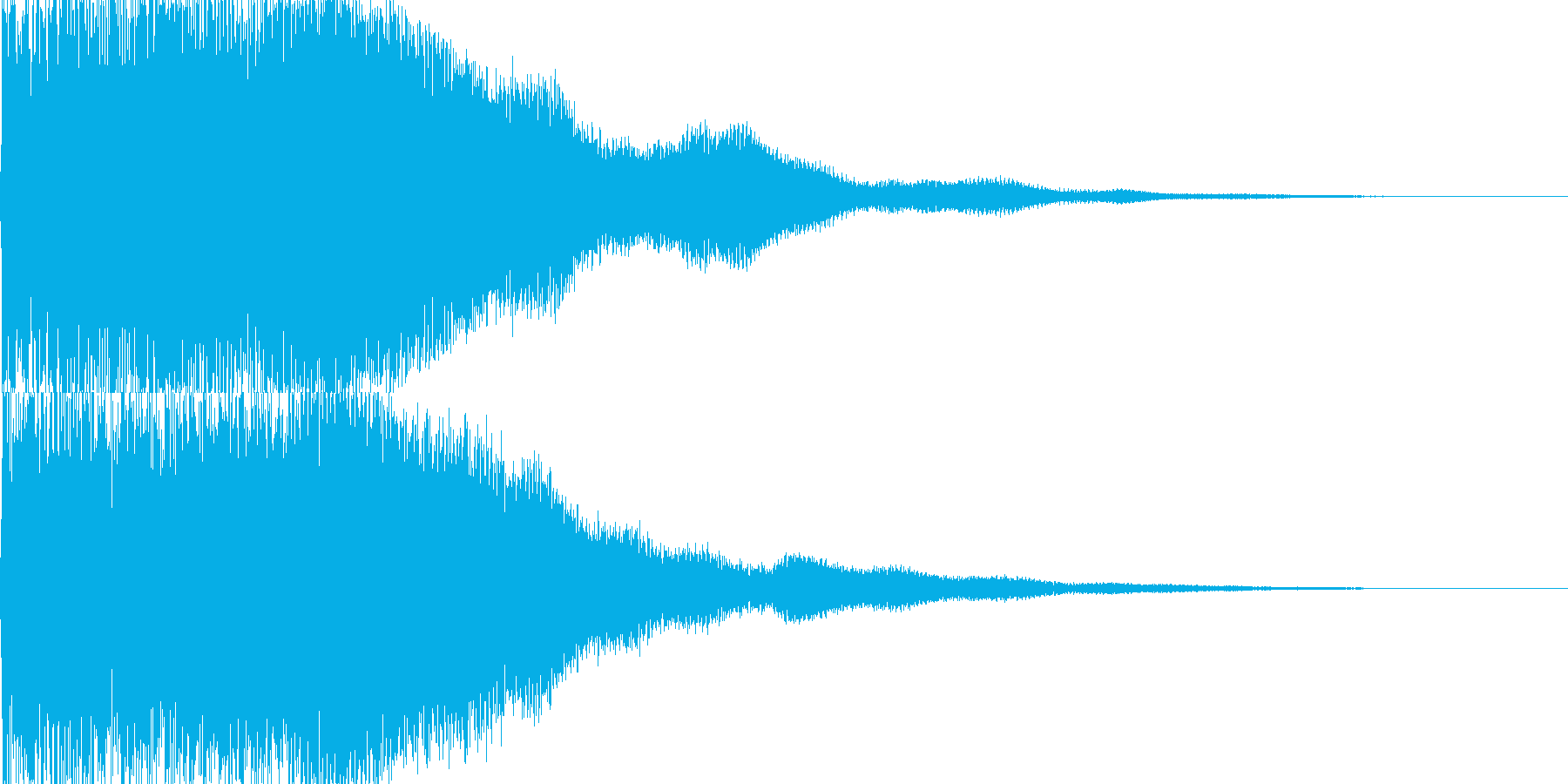 剣で打ち合う(リアルな衝撃音)の再生済みの波形