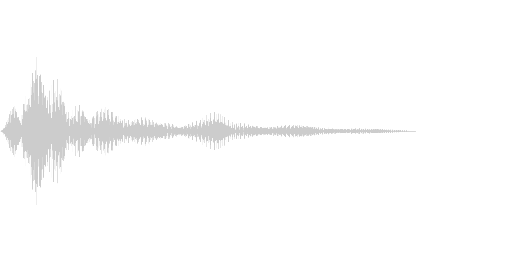 セレクト音の未再生の波形