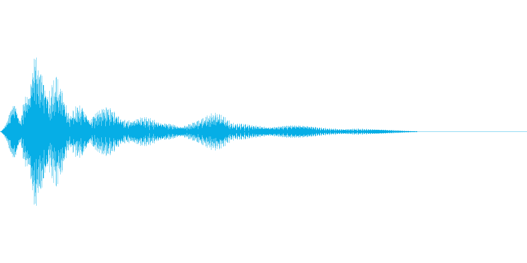 セレクト音の再生済みの波形