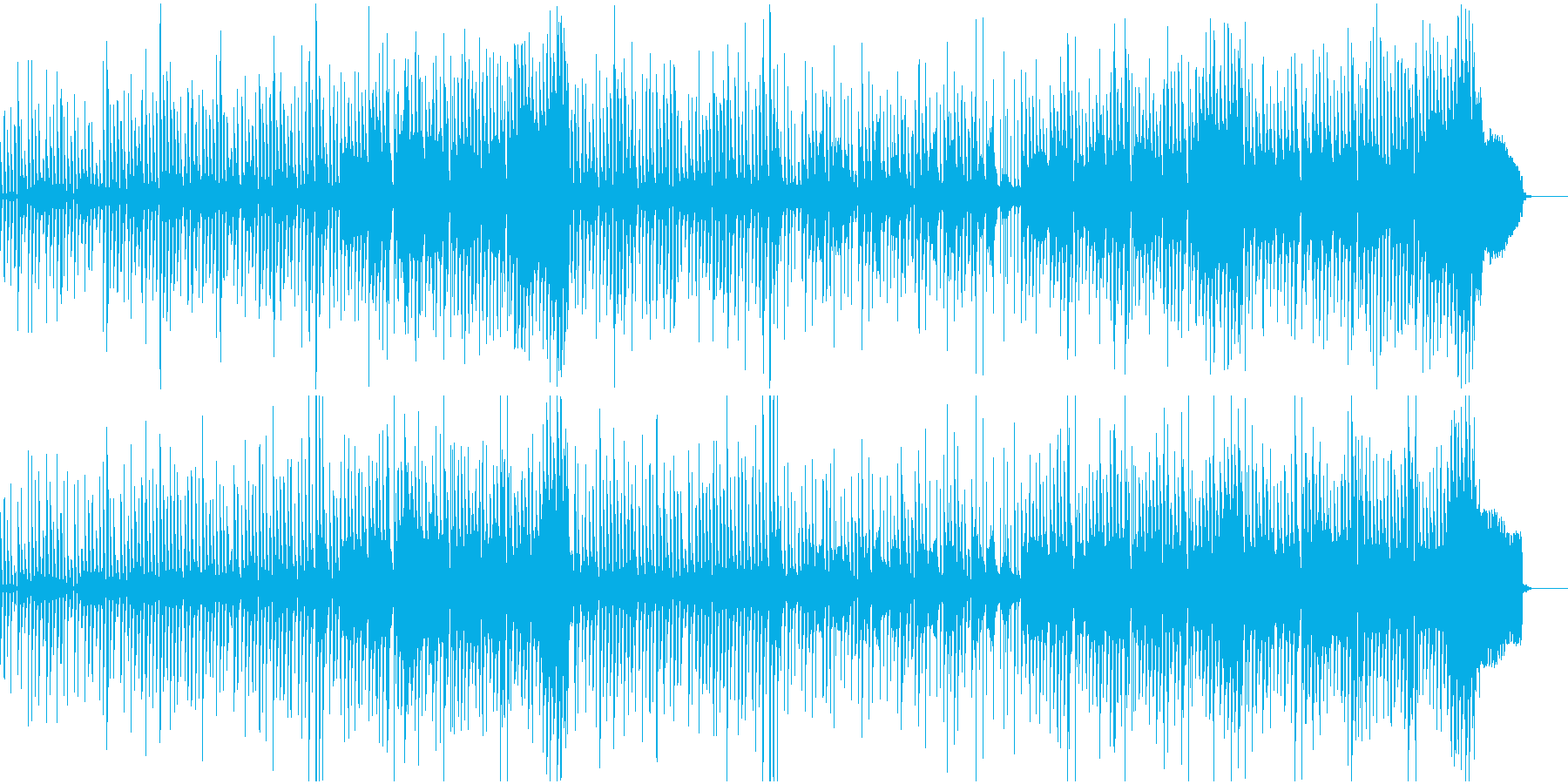 映像BGM 幻想的でかわいいの再生済みの波形