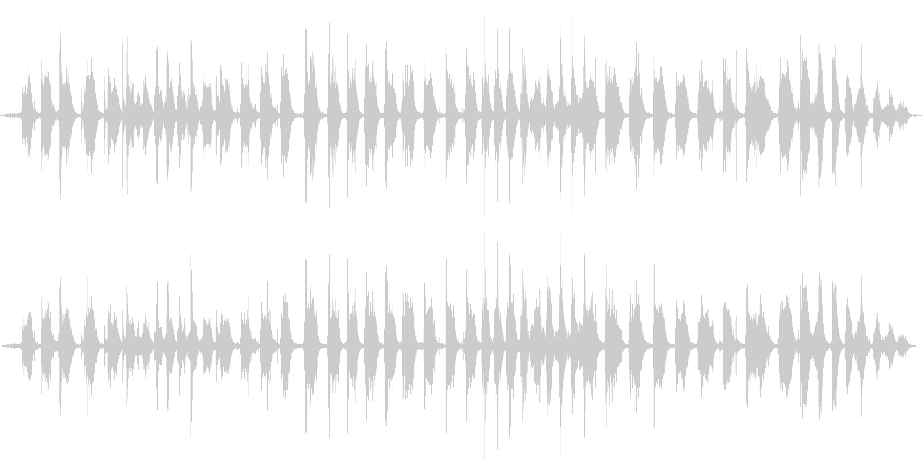【生活音】ほうきの未再生の波形