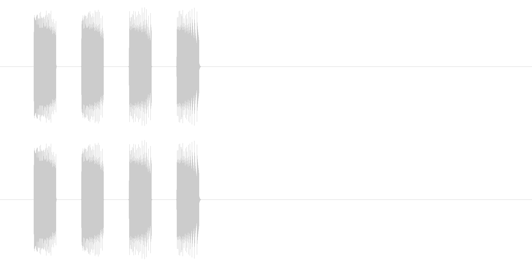 【NES 格闘01-4(倒れる)】の未再生の波形
