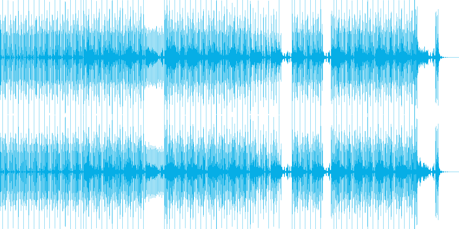 説明時のBGM、物理、論理系にピッタリ…の再生済みの波形
