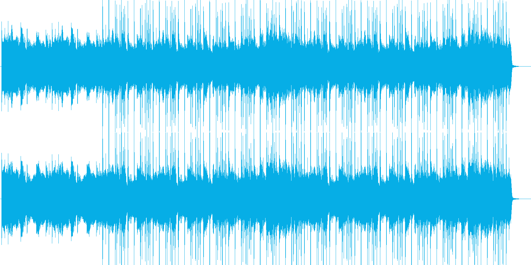 哀愁漂うロックの再生済みの波形