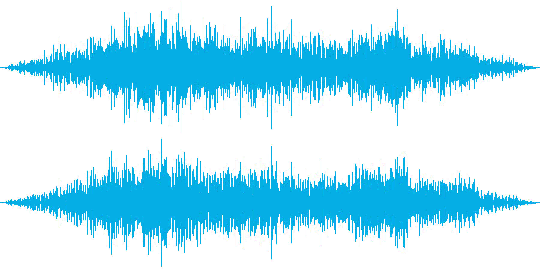 エフェクティブな効果音です。の再生済みの波形