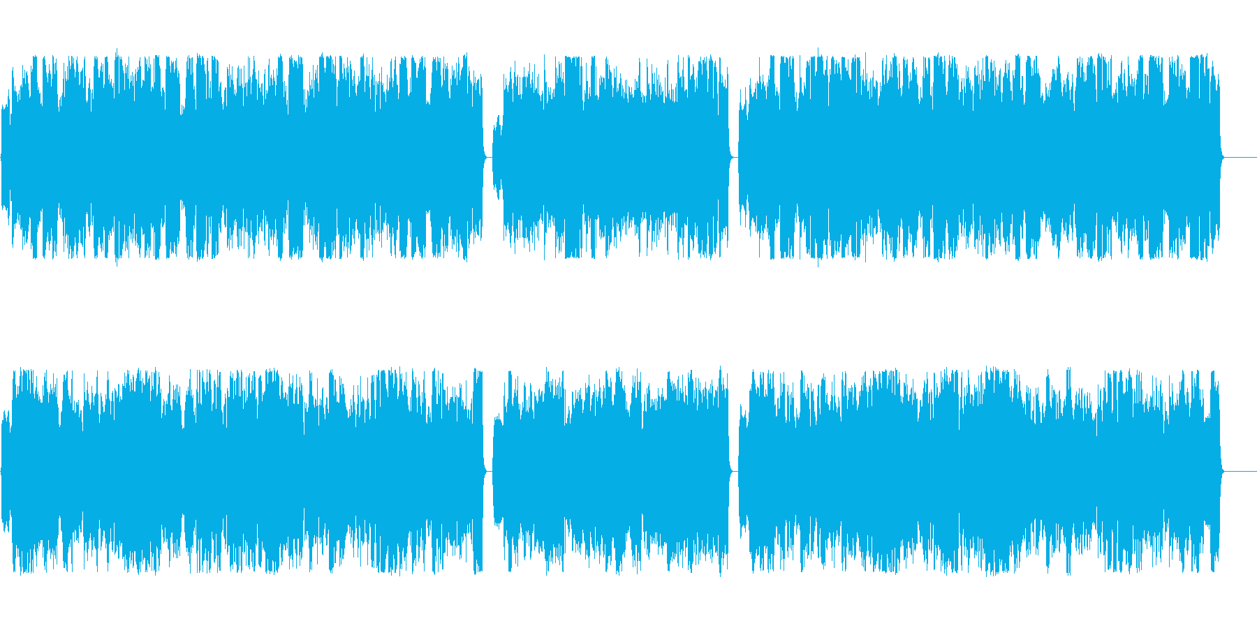 怪しいBGMの再生済みの波形