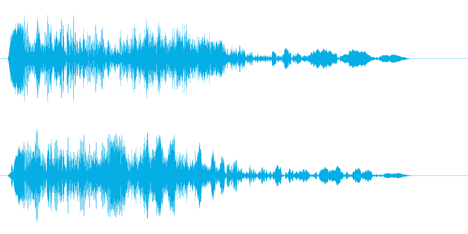モキュッ (機械的な音声)の再生済みの波形