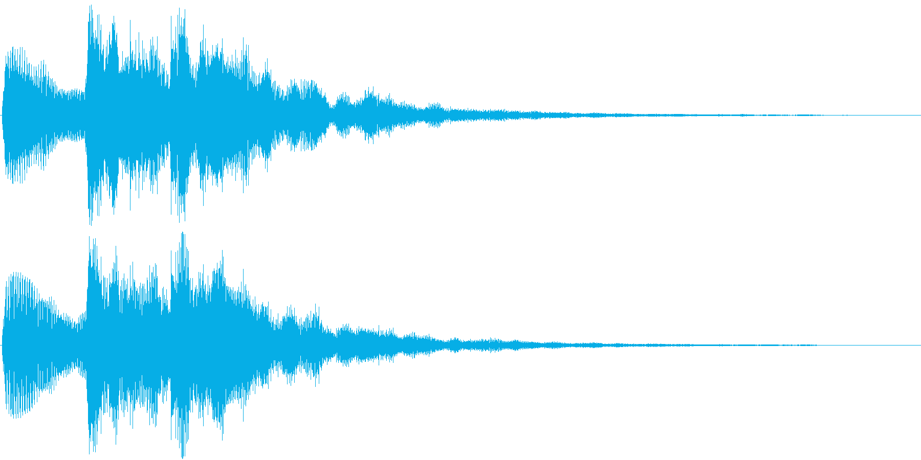 環境音系の効果音です。の再生済みの波形