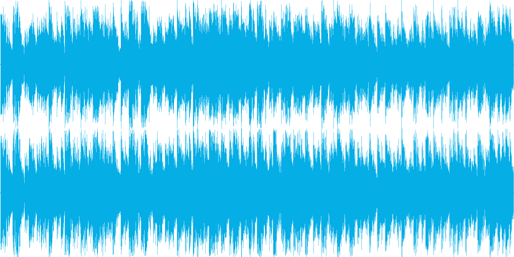 空間的な音響を駆使したループ楽曲です。の再生済みの波形