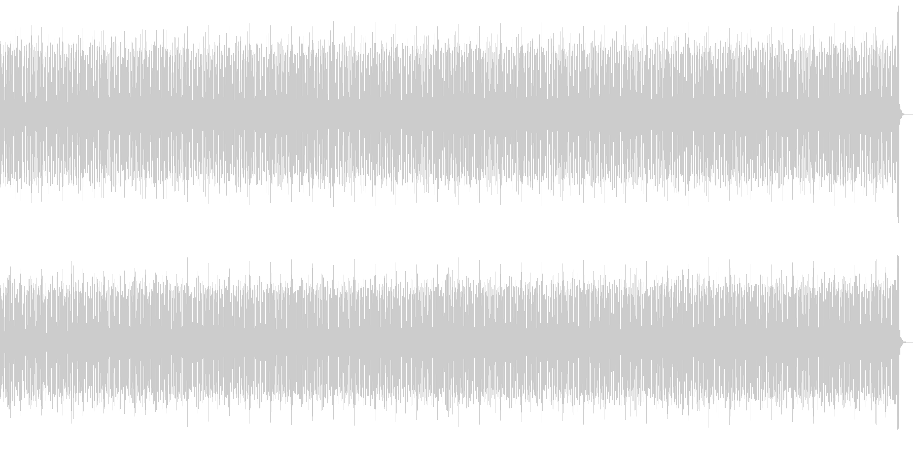 スポーツニュースなどに 爽快な曲ですの未再生の波形
