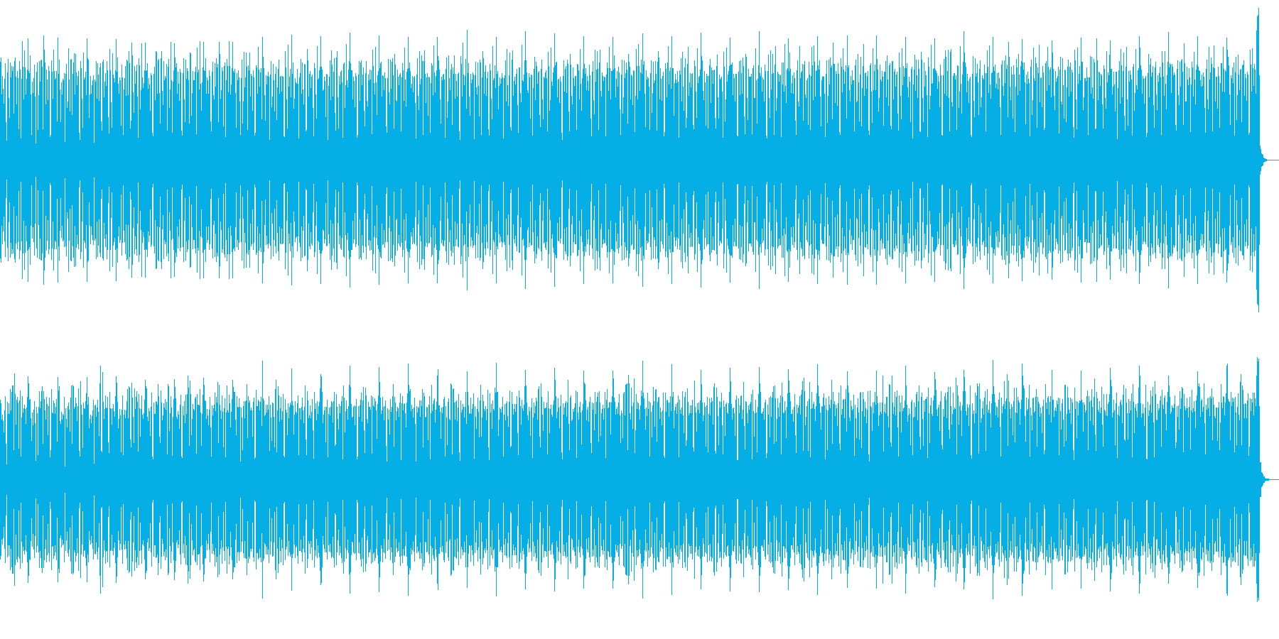 スポーツニュースなどに 爽快な曲ですの再生済みの波形