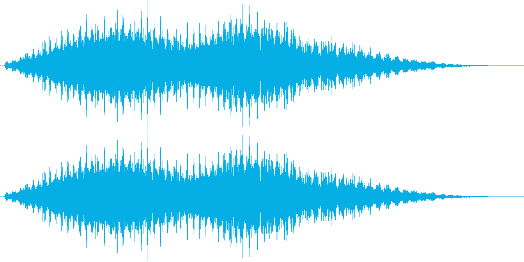 音侍SE「フルフル〜」重めな振り鈴の音の再生済みの波形